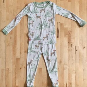 Burt’s Bees - 3T - Christmas Deer Pajamas - Long sleeve and Pants